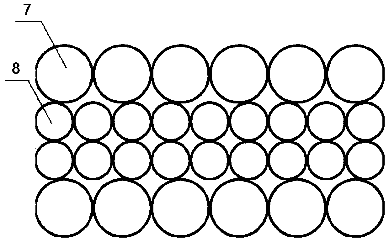 A magnetic circuit structure of a sputtering ion pump and the sputtering ion pump