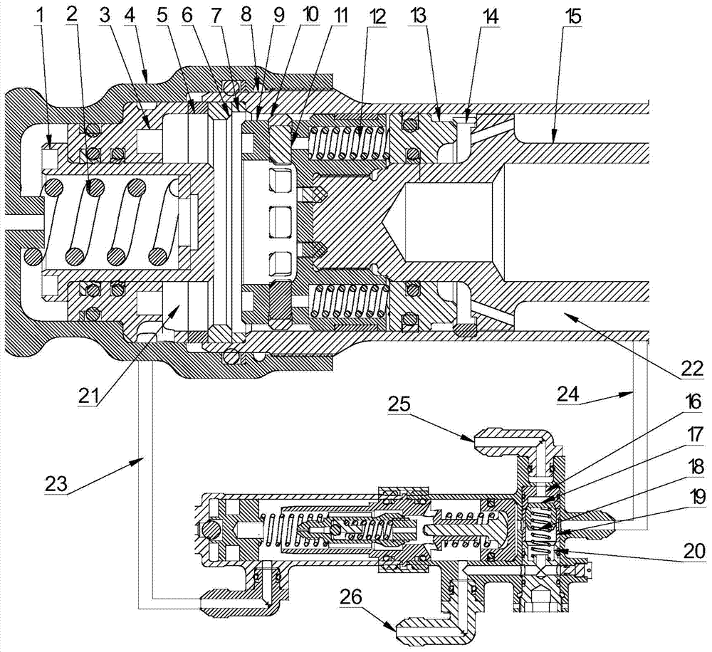 Hydraulic floatingsnap ring lock