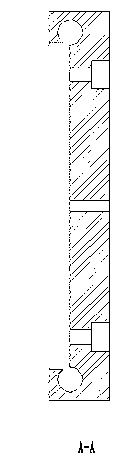 Flat type SOFC (Solid Oxide Fuel Cell) monocell partial performance test device