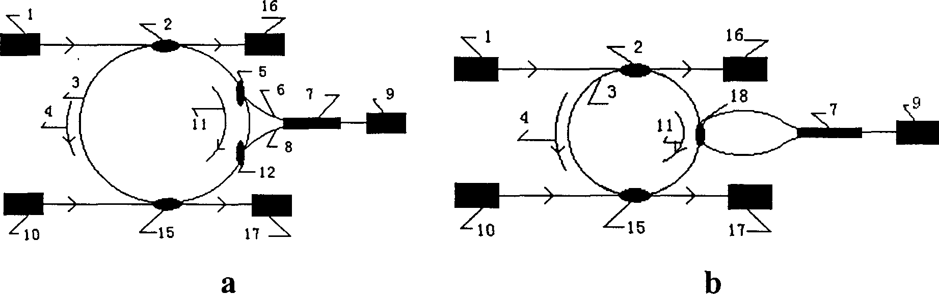 Beat frequency detection method for travelling-wave annular resonance cavity of non-mechanical gyro