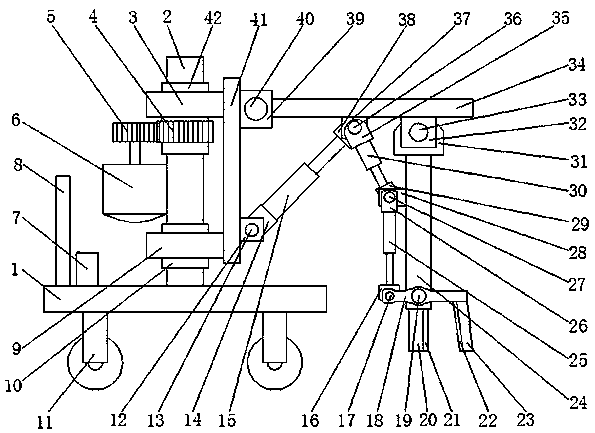 Railway sleeper carrying device