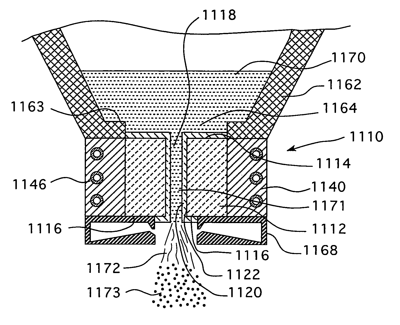 Methods and apparatus for processing molten materials