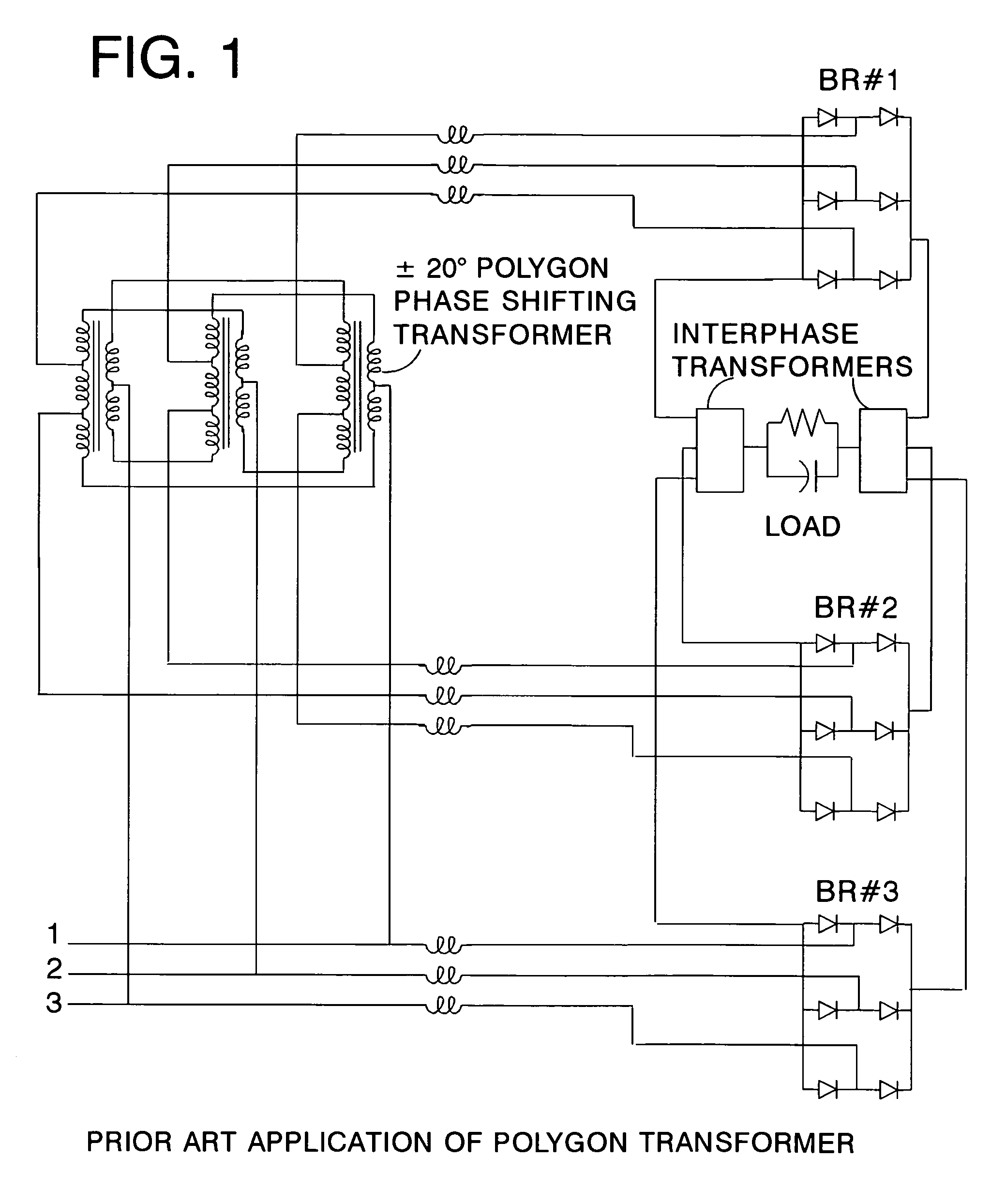 Low kVA/kW transformers for AC to DC multipulse converters