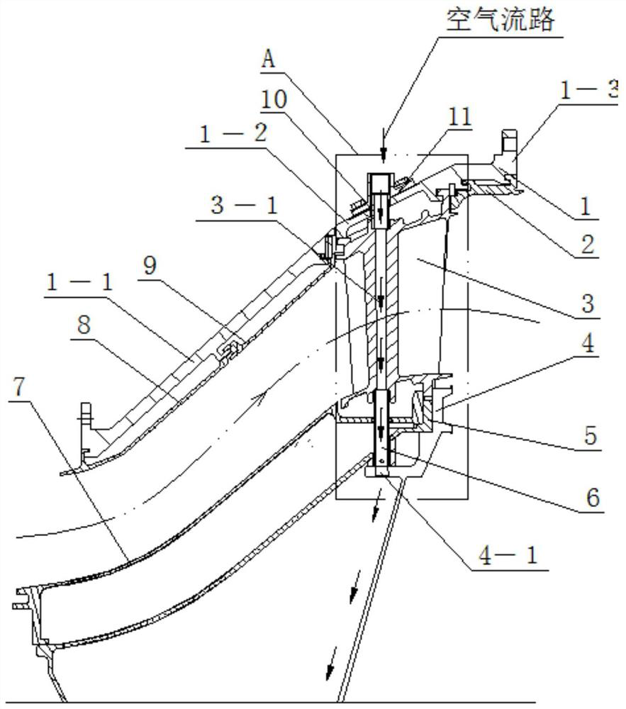 Power turbine inlet guider for combustion drive compressor unit