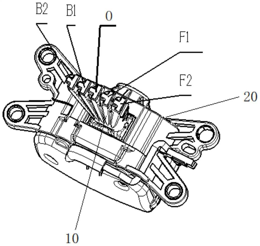 Monostable electronic gear shift device and vehicle having gear shift device