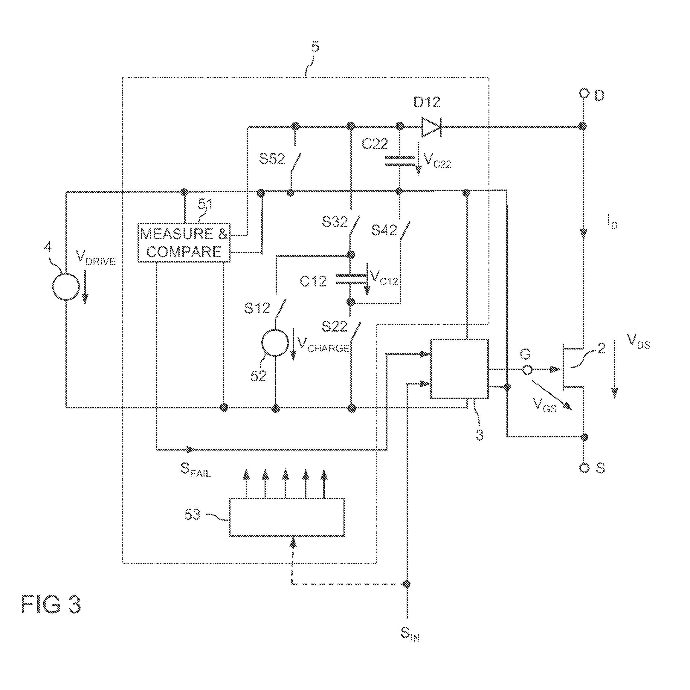 Electronic Circuit with an Electronic Switch and a Monitoring Circuit