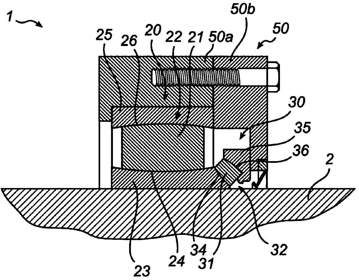 Toroidal and thrust bearing assembly