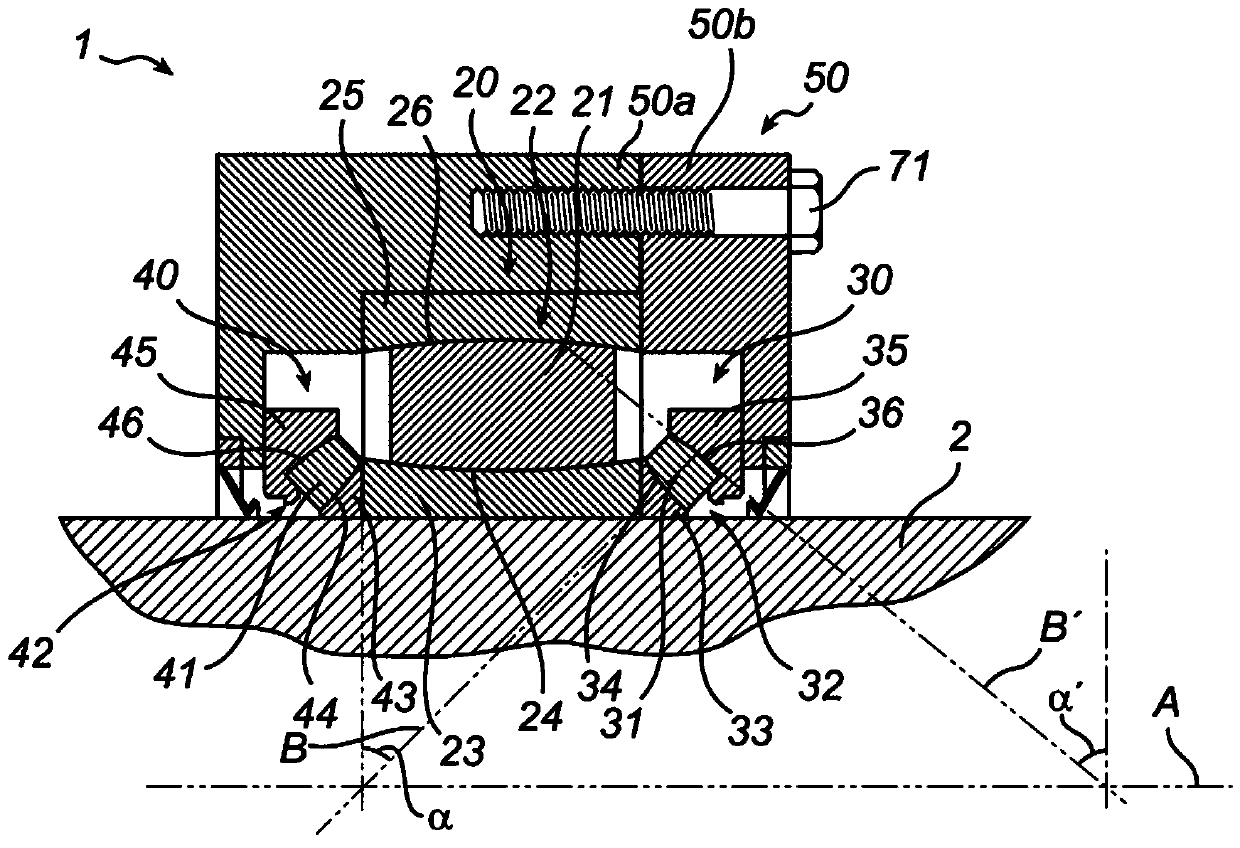 Toroidal and thrust bearing assembly