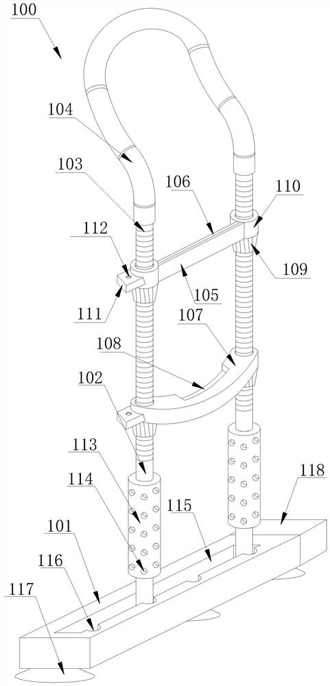 Medical supporting device special for ophthalmic examination