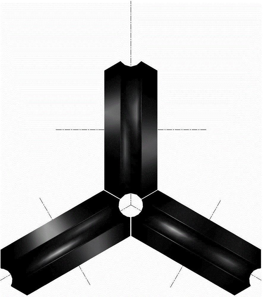 Fixed diameter reducing machine for eliminating inner squares of steel pipe