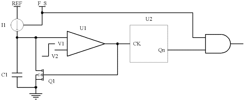 Delay circuit and switching power controller with delay circuit