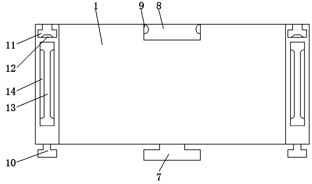 Super-high-fire-resistant glass steel cable trough box for tunnel