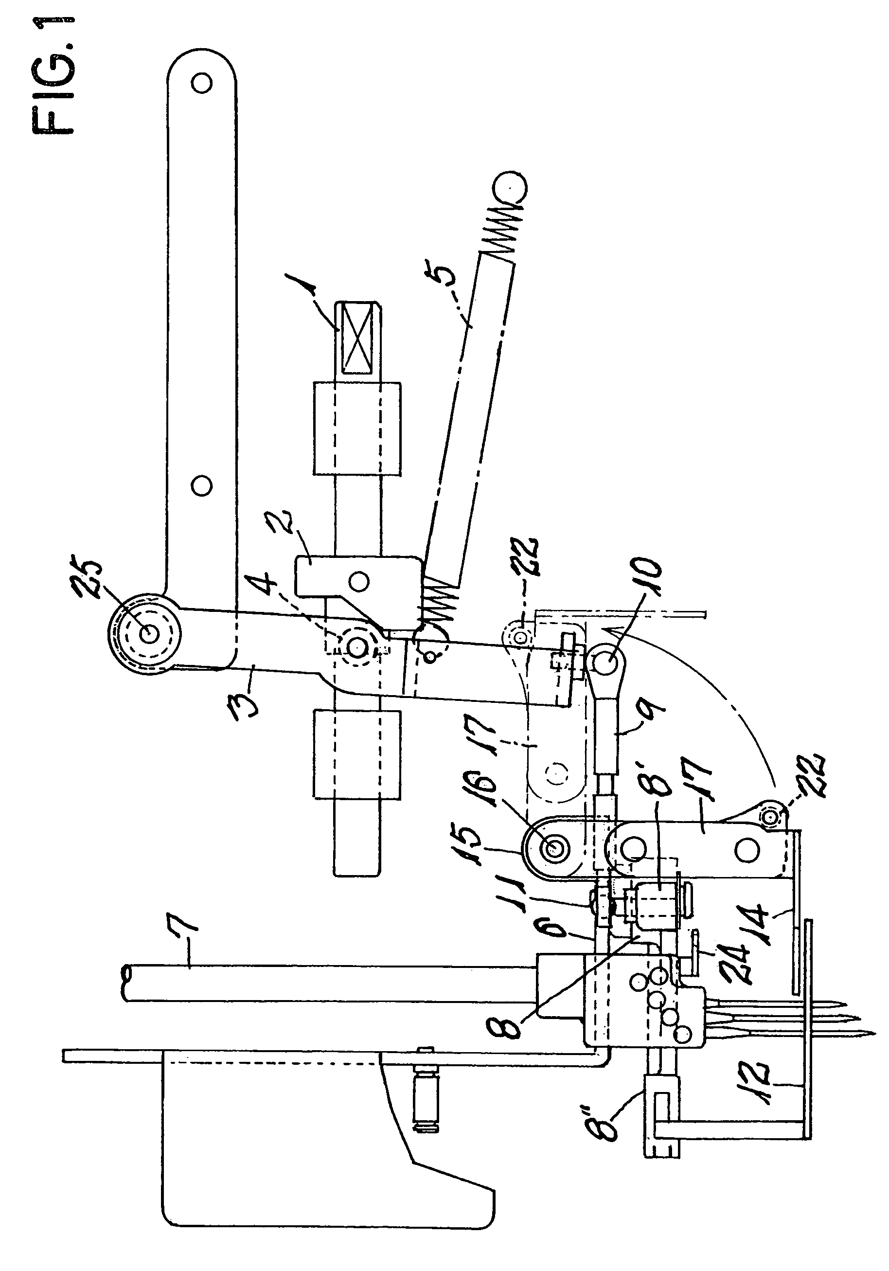 Upper decorative stitching device