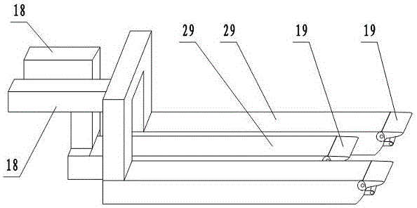 Lightweight combined fork arm vehicle