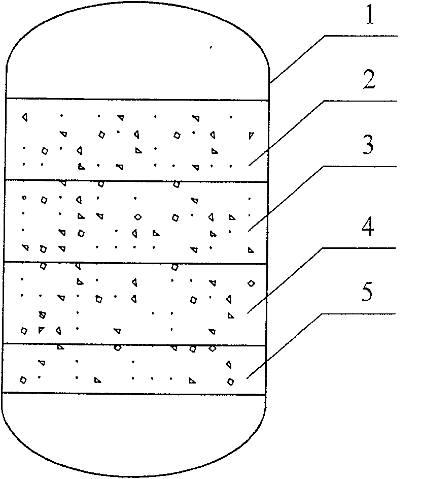 Petrochemical effluent treating and reusing process