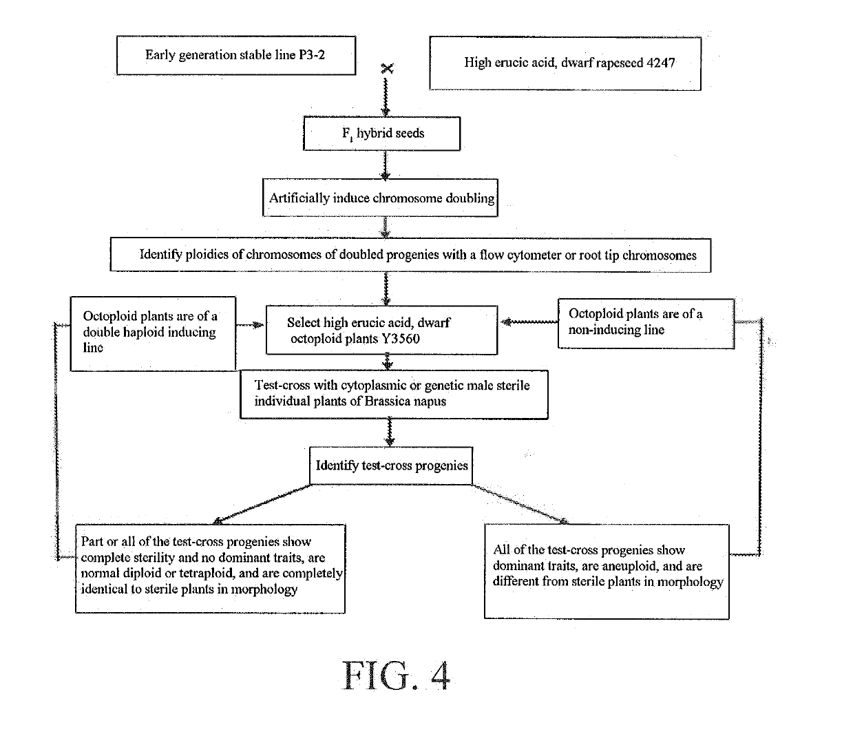 Method for breeding brassica napus varieties and materials with double haploid induction line of rapeseed