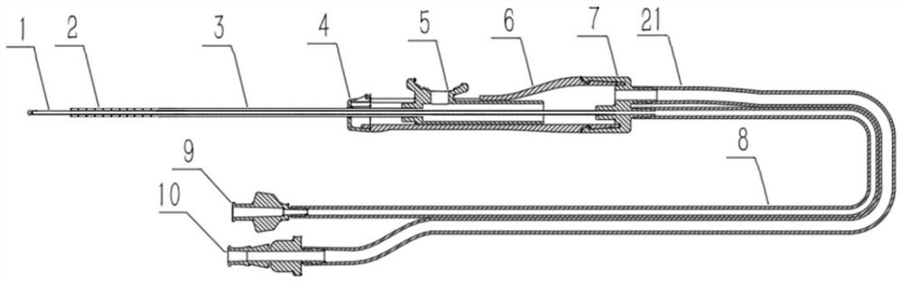 Multifunctional paranasal sinus flushing device