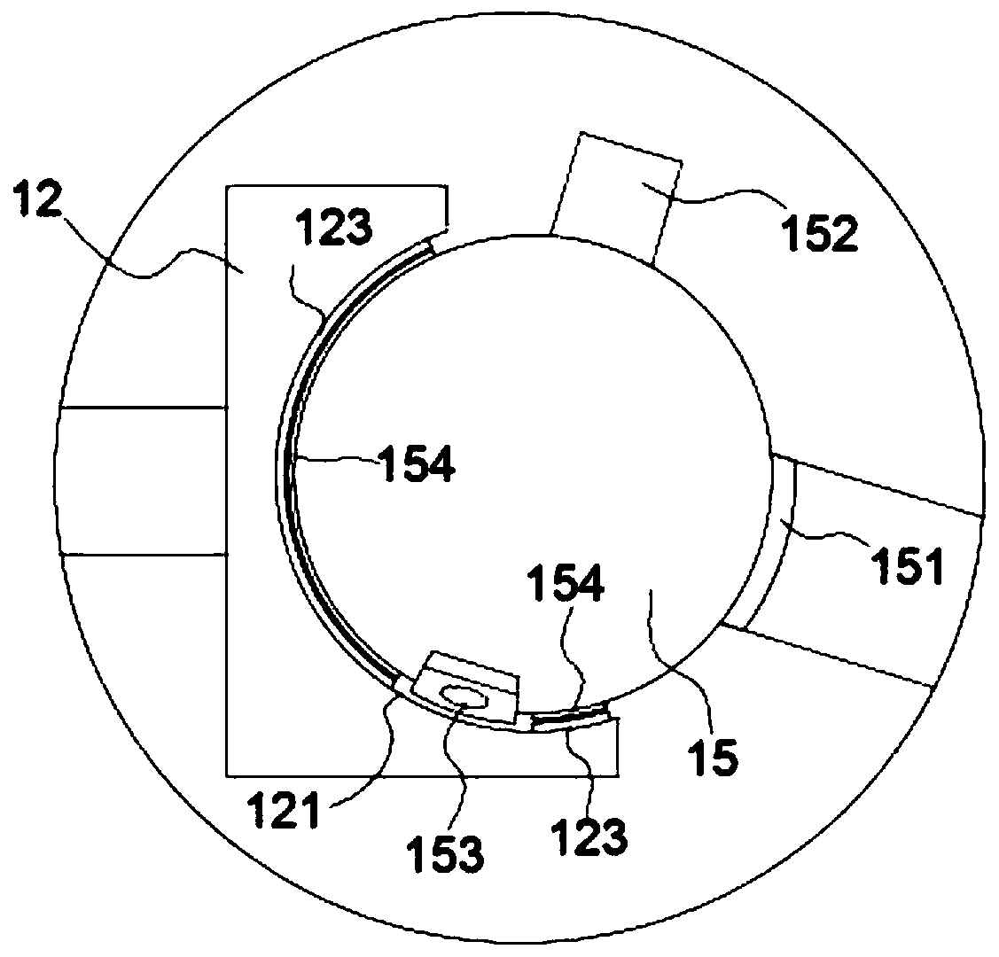 Domestic sewage dephosphorizing and denitrifying device for agricultural irrigation