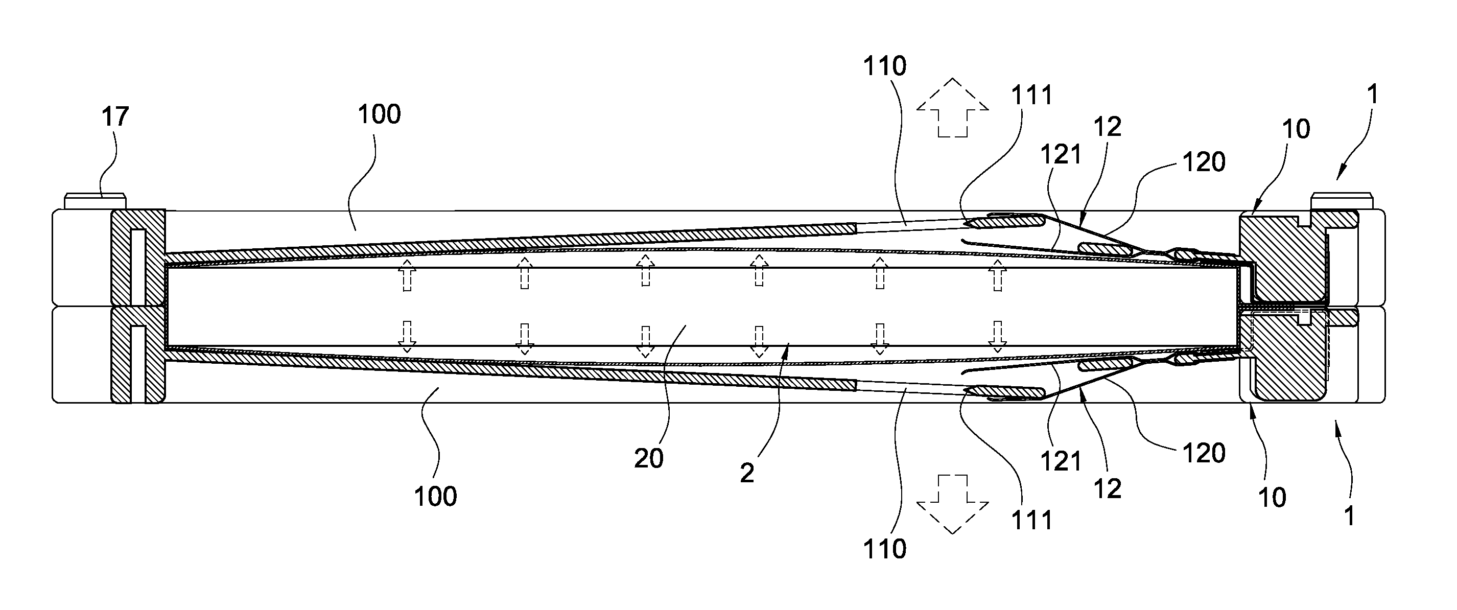 Automatic battery-overcharge power disconnection device and battery using the same