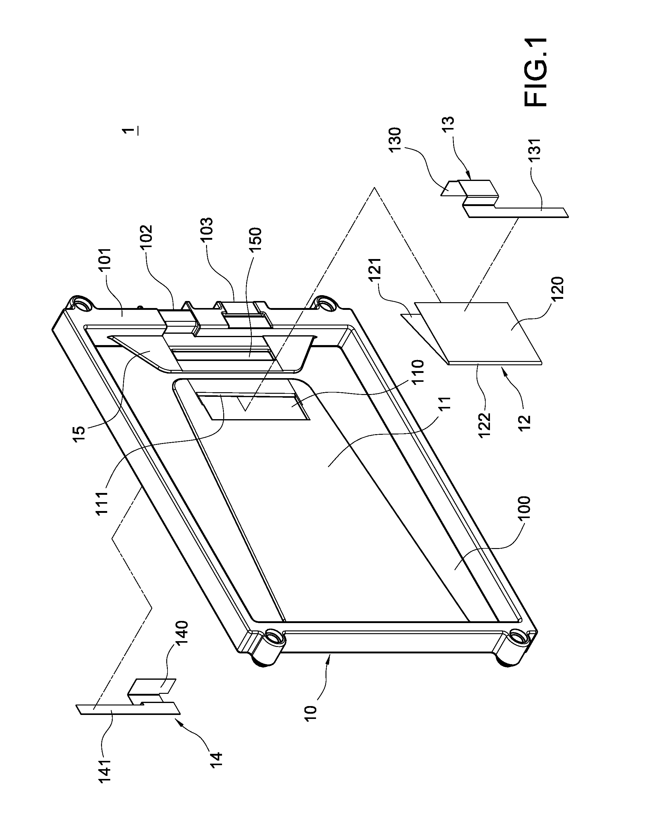 Automatic battery-overcharge power disconnection device and battery using the same