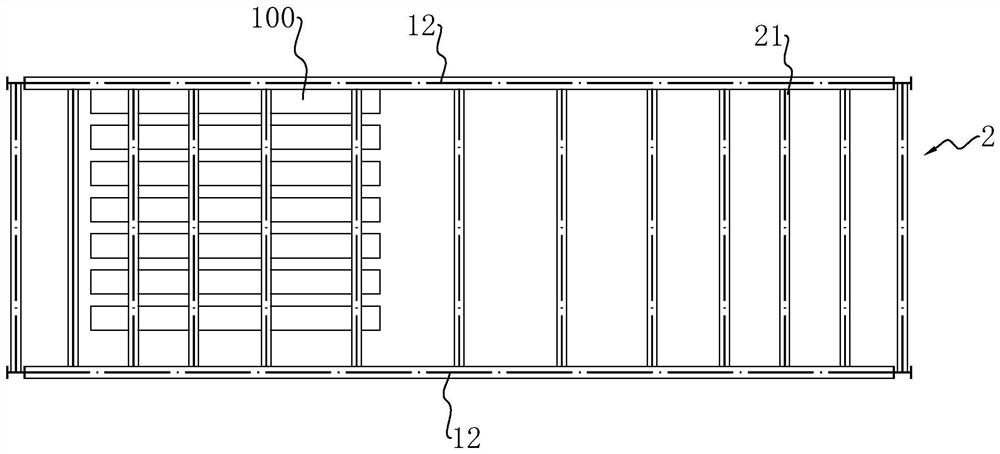 A prefabricated wall panel stacking rack