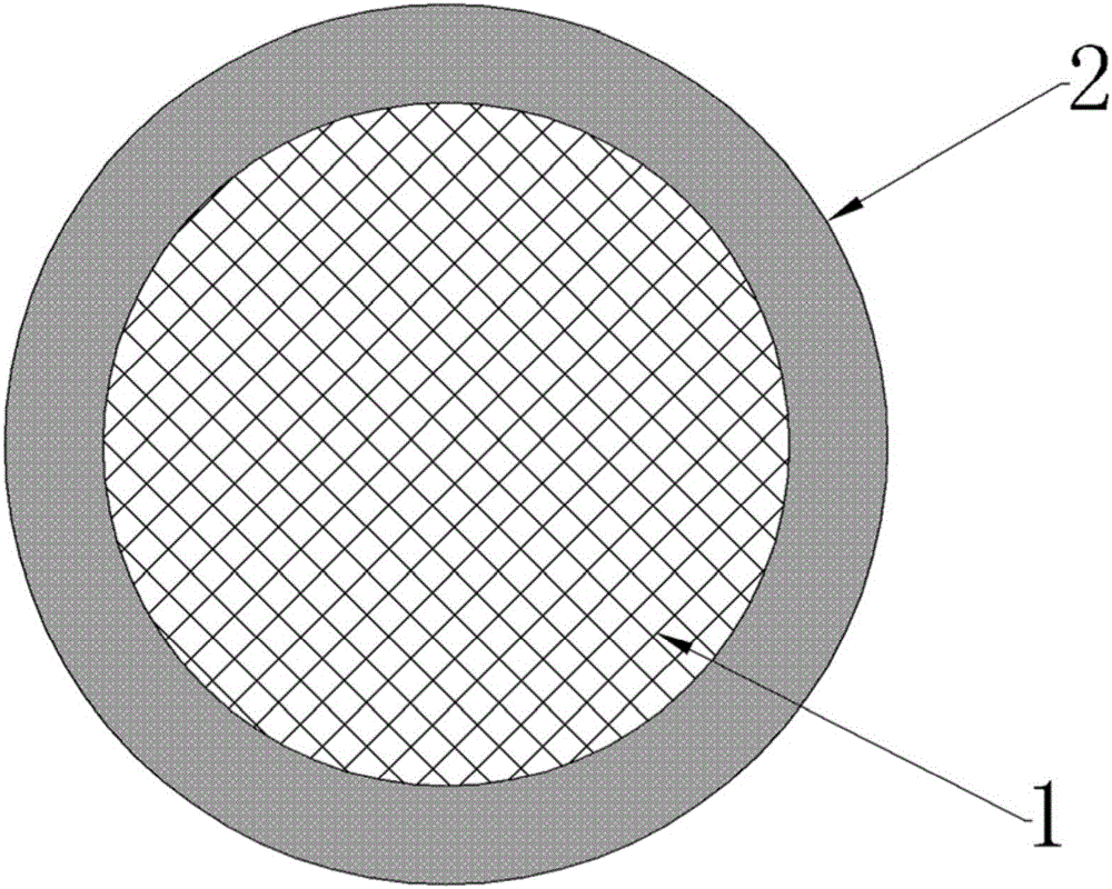 Double-layer high-strength fracturing propping agent and preparing method thereof