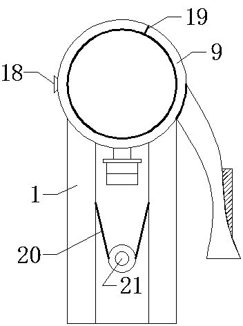 Separation and purification apparatus for processing 4-hydroxybiphenyl