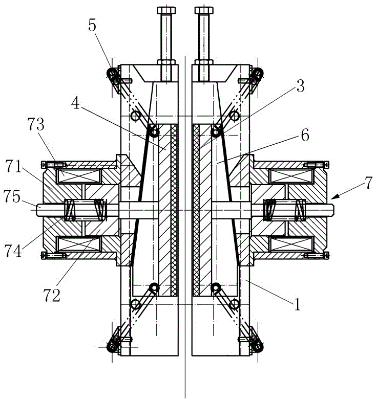 Disc locking device and braking method thereof