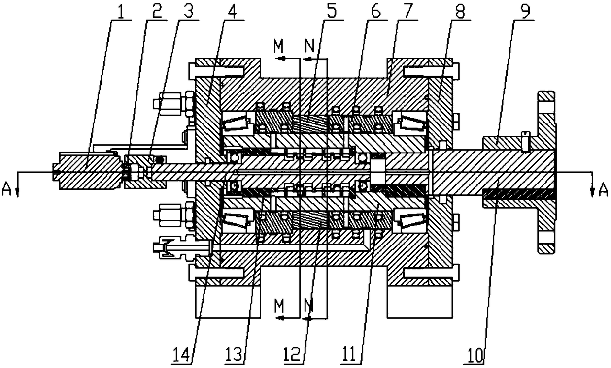 Easily-machined hydraulic corner self-servo compliant driver