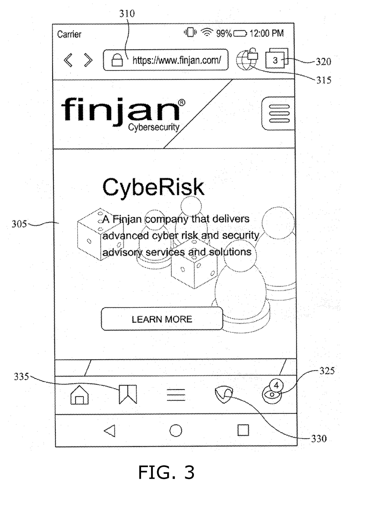 Secure and private mobile web browser