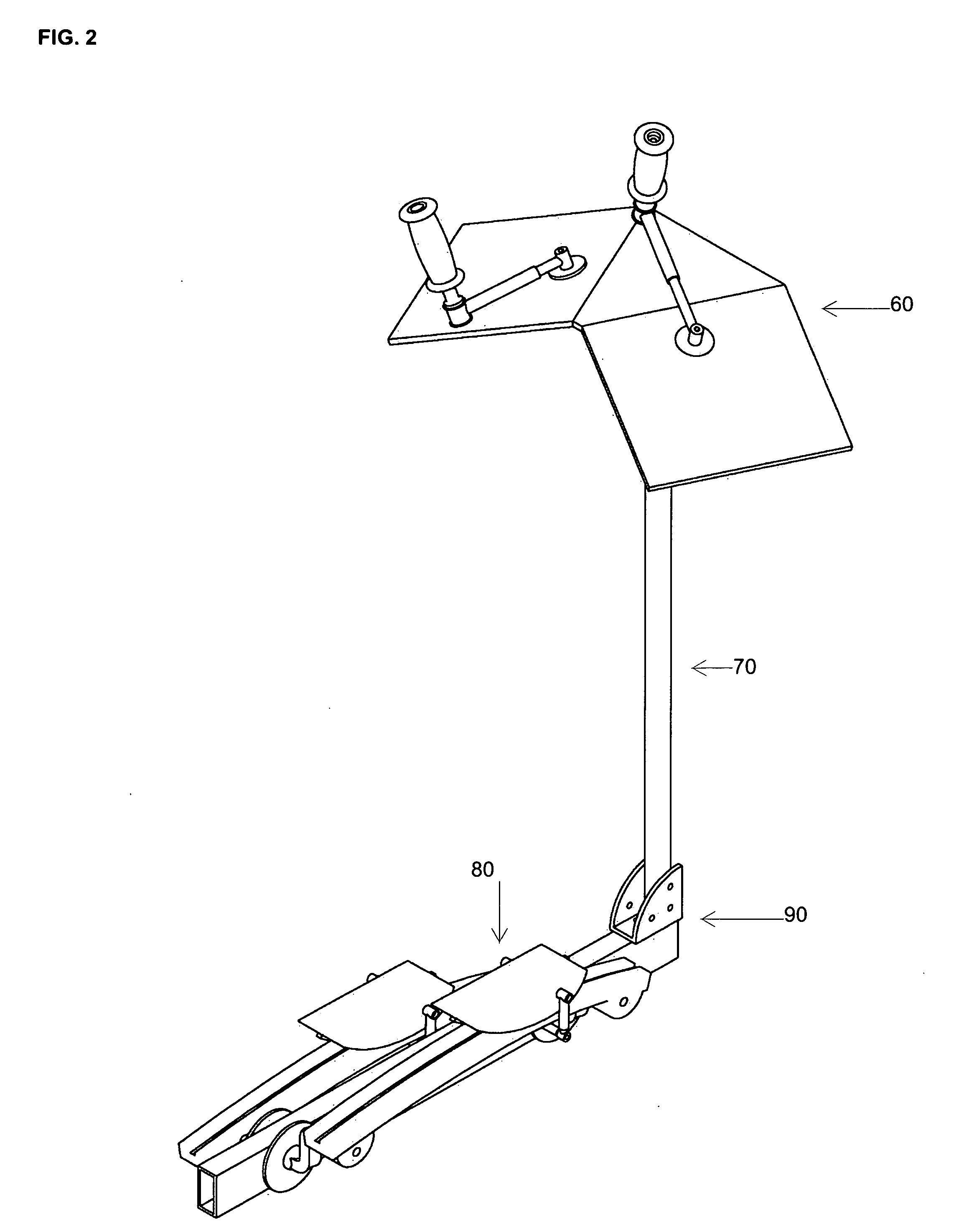 Extended range elliptical machine