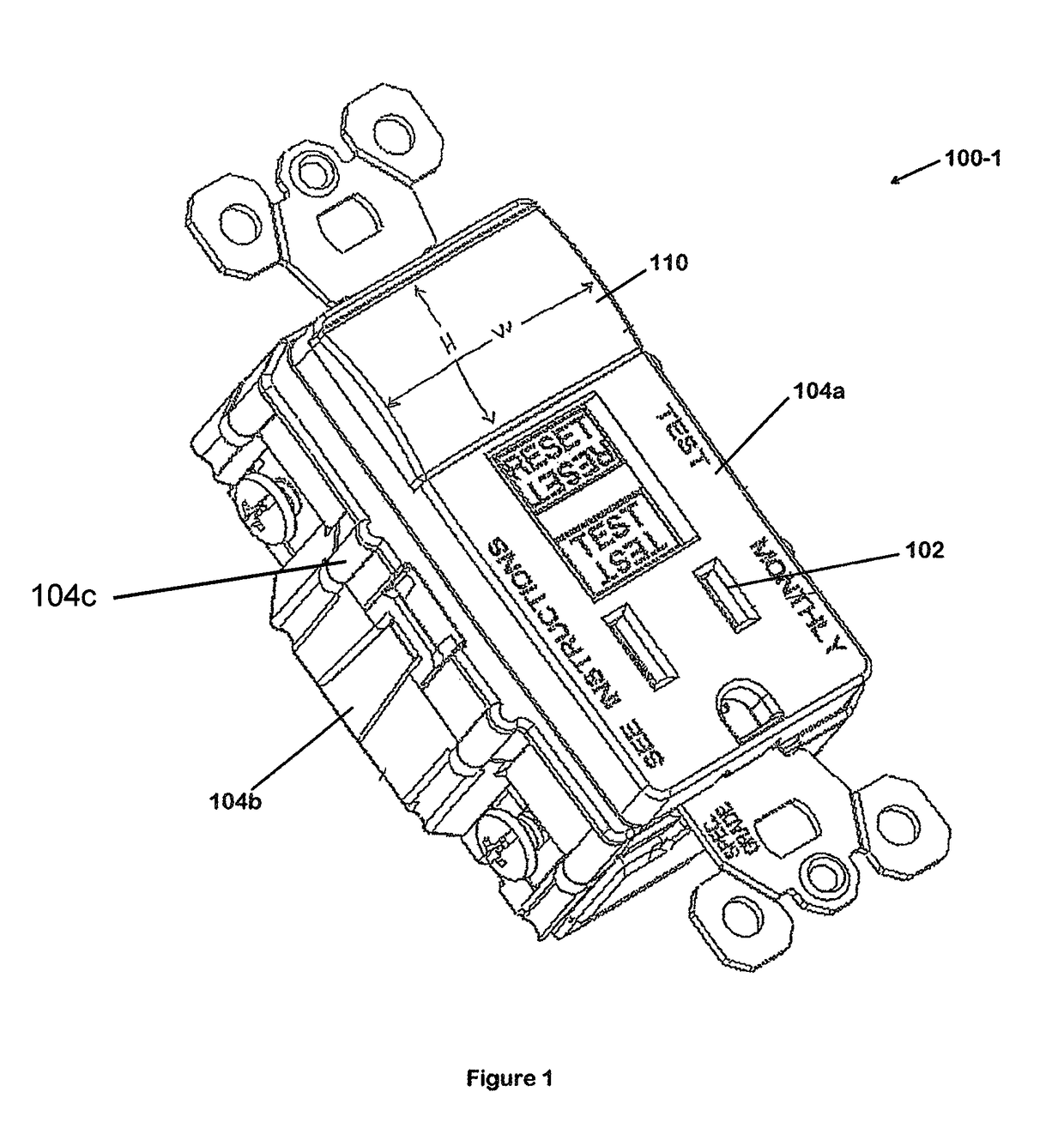 Protective electrical wiring device with light