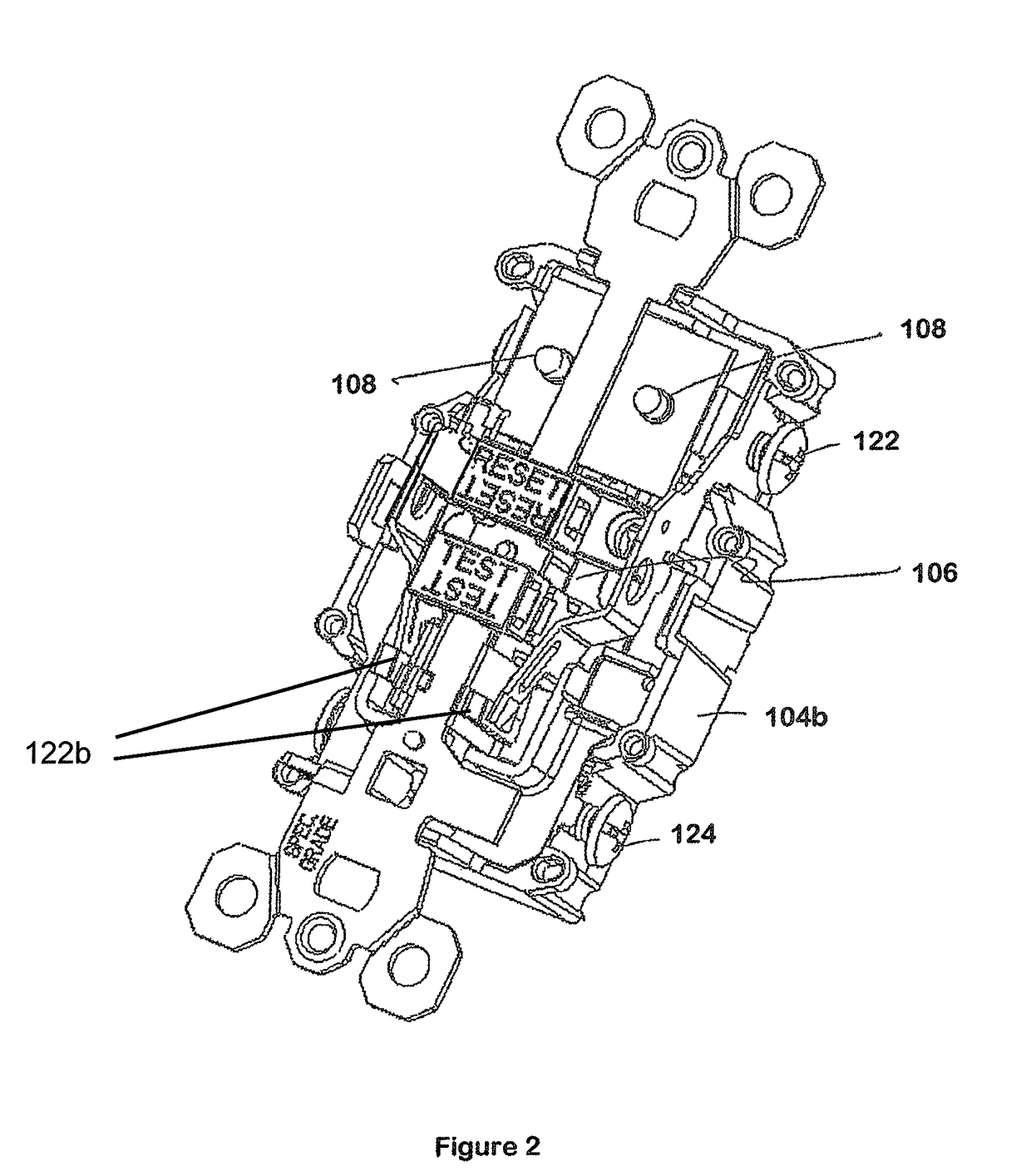 Protective electrical wiring device with light