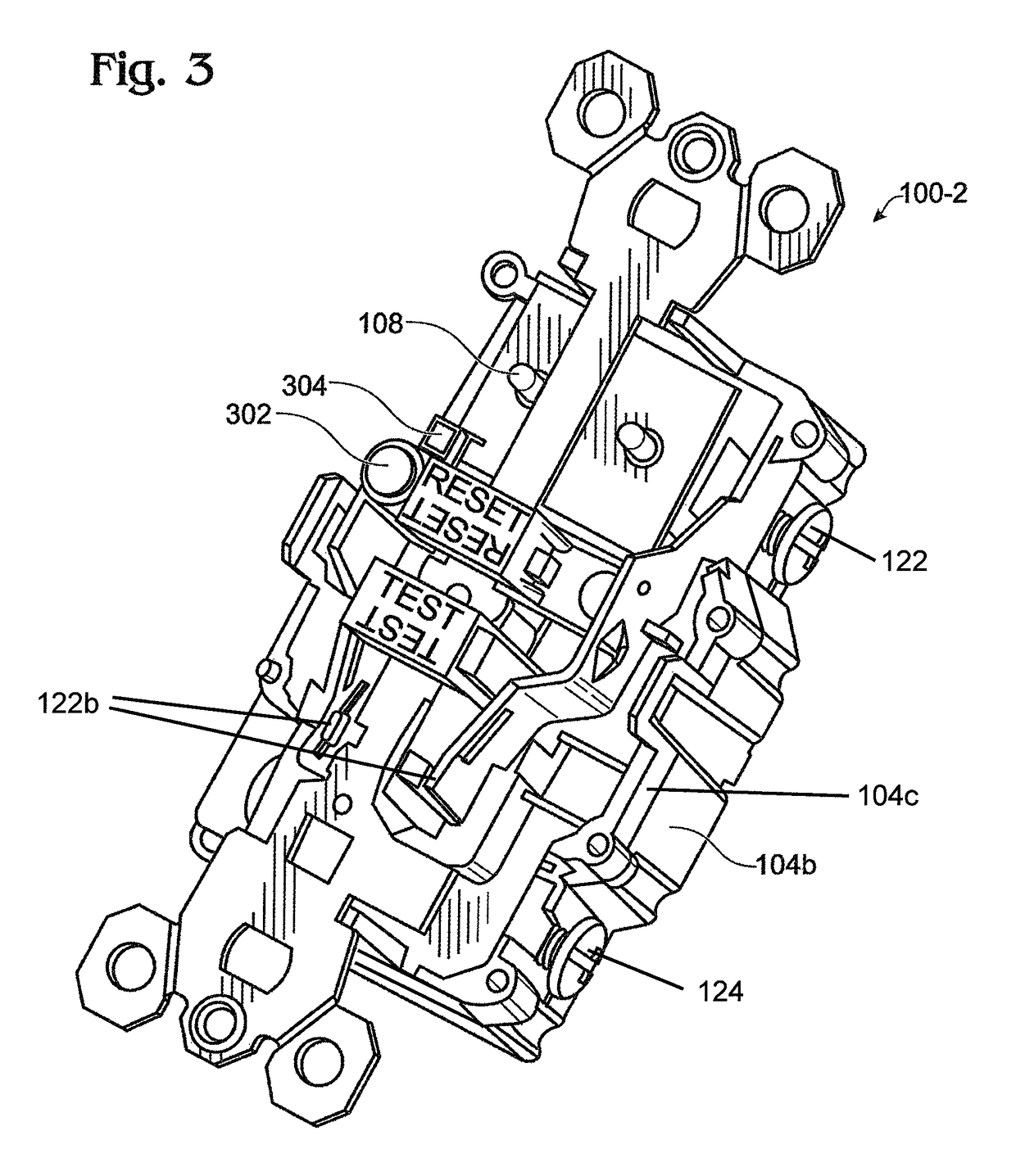 Protective electrical wiring device with light