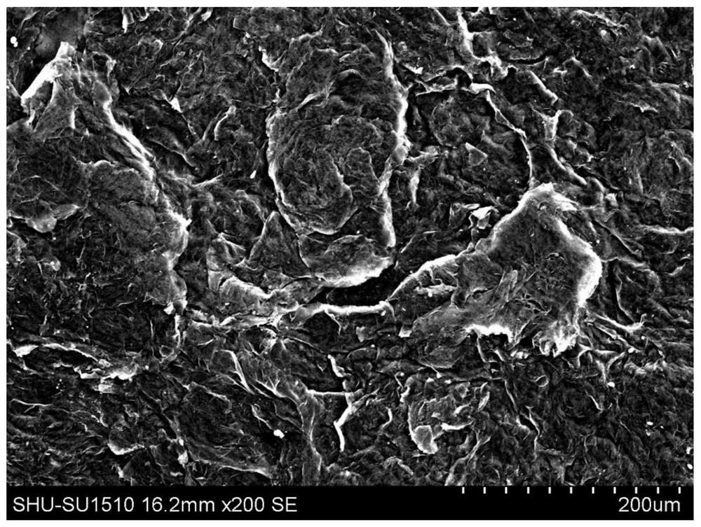 Graphite-silicone rubber composite material and preparation method thereof