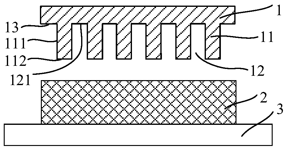 Nanoimprint template, manufacturing method and demolding method thereof