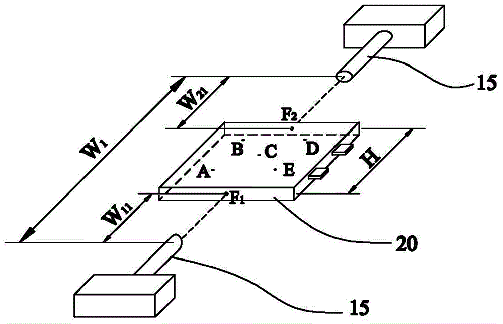 Soft pack battery size testing method and system