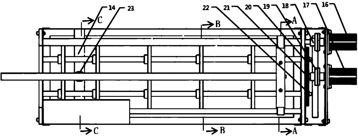 An automatic rotary feeding and feeding device for glass tube fusing and cutting