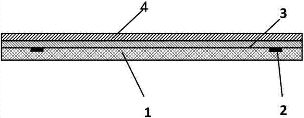 Preparation method of graphene composite film with conducting circuit on surface