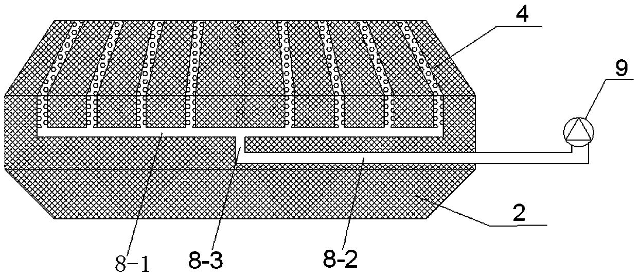 Underflow type back flushing multifunctional ecological filter dam