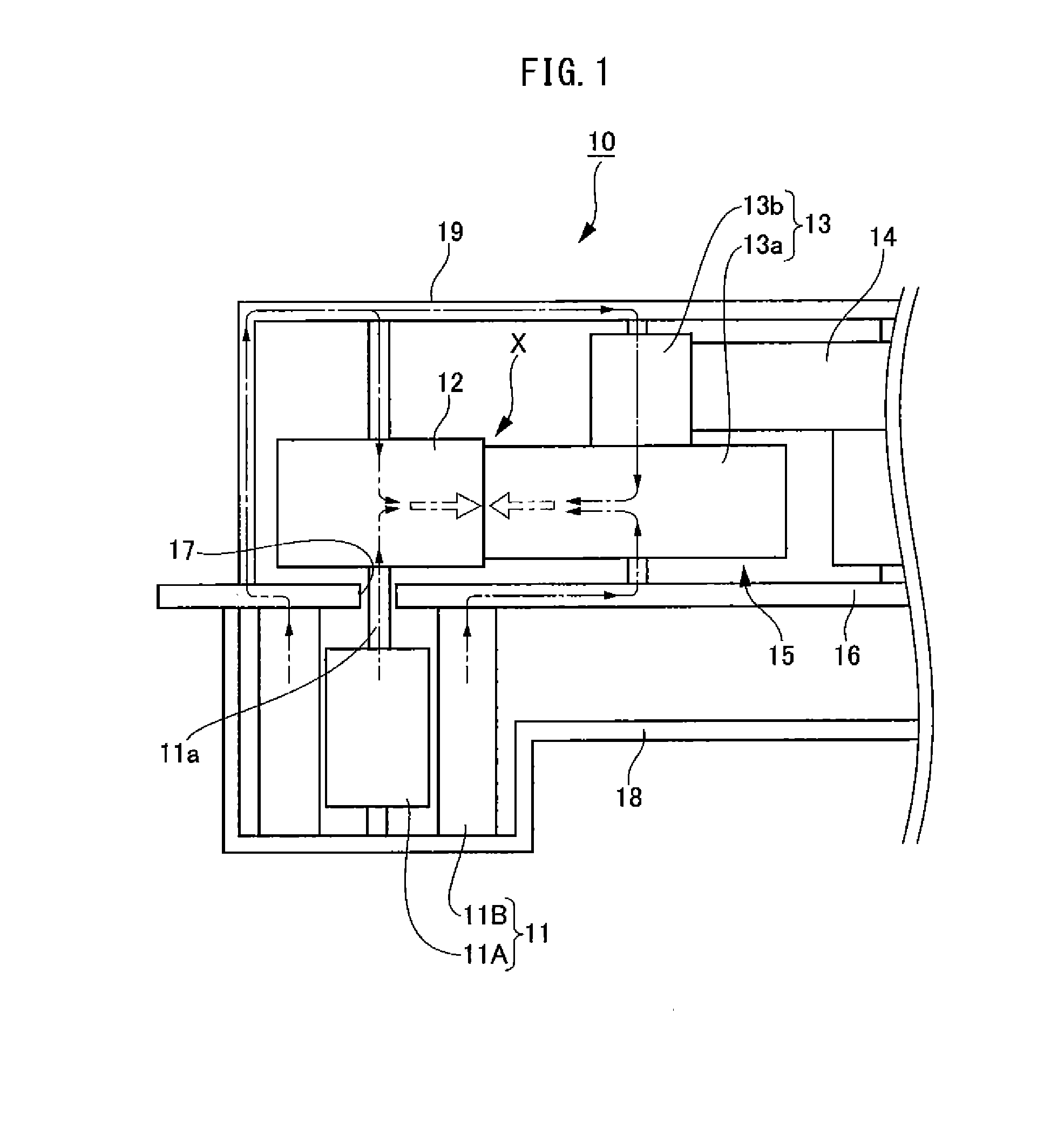 Resin gear device with resin lubricating grease composition