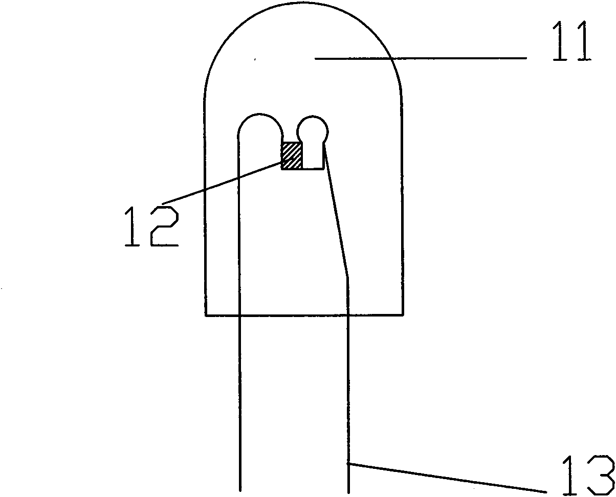 Light-emitting diode packaging structure and packaging method thereof