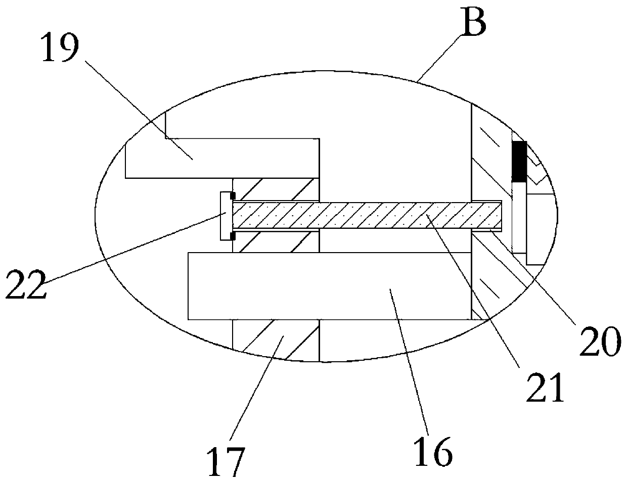 Easy cooling type reaction still for producing sodium hypochlorite