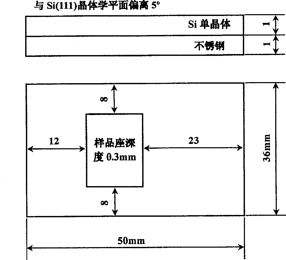 Preparation method of X-ray diffraction sample rack