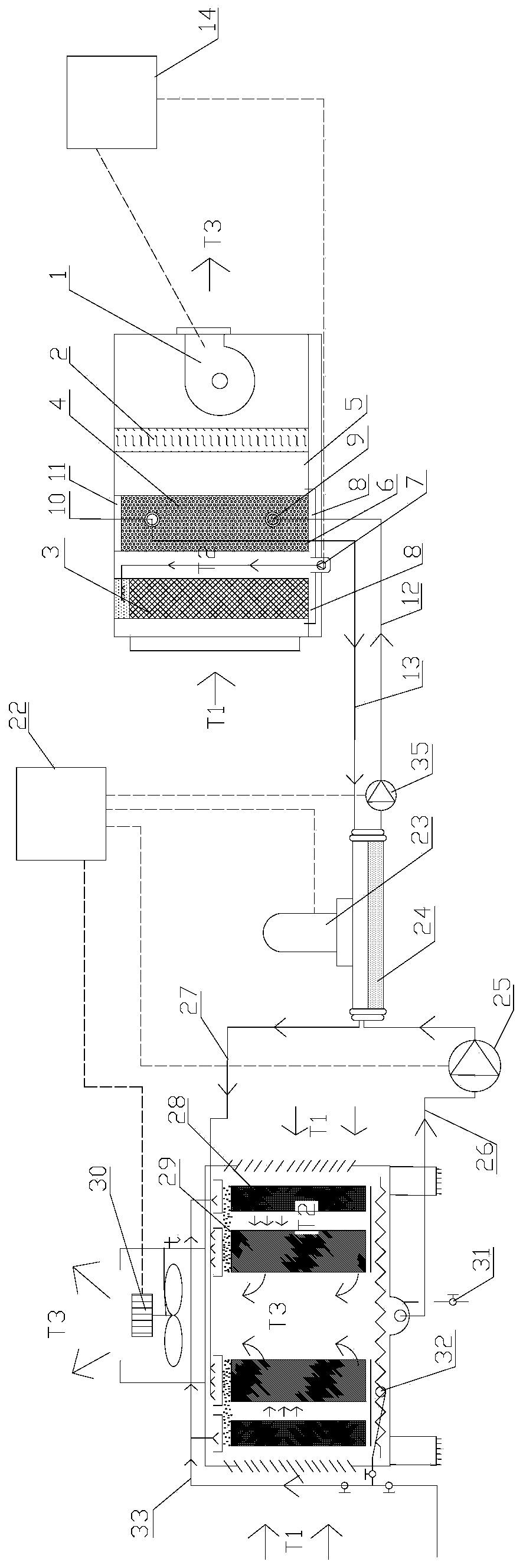 Double-evaporation energy-saving air conditioner unit