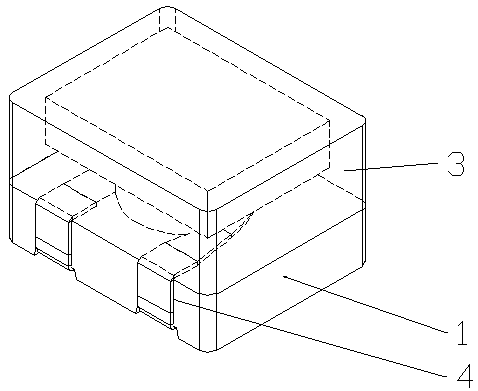 Mold pouring molding wound inductor and preparation method thereof