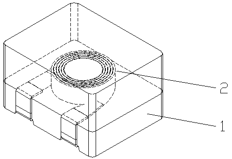 Mold pouring molding wound inductor and preparation method thereof