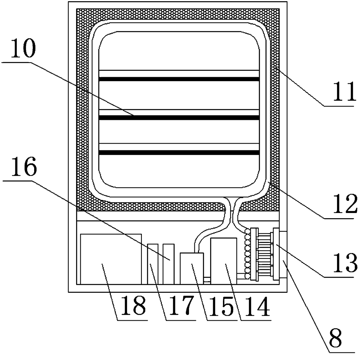 Incubator for microbial propagation experiments