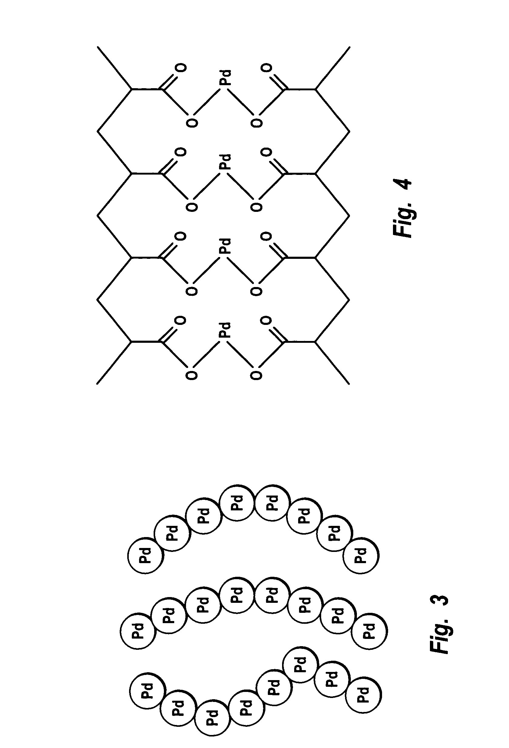 Supported catalysts having a controlled coordination structure and methods for preparing such catalysts