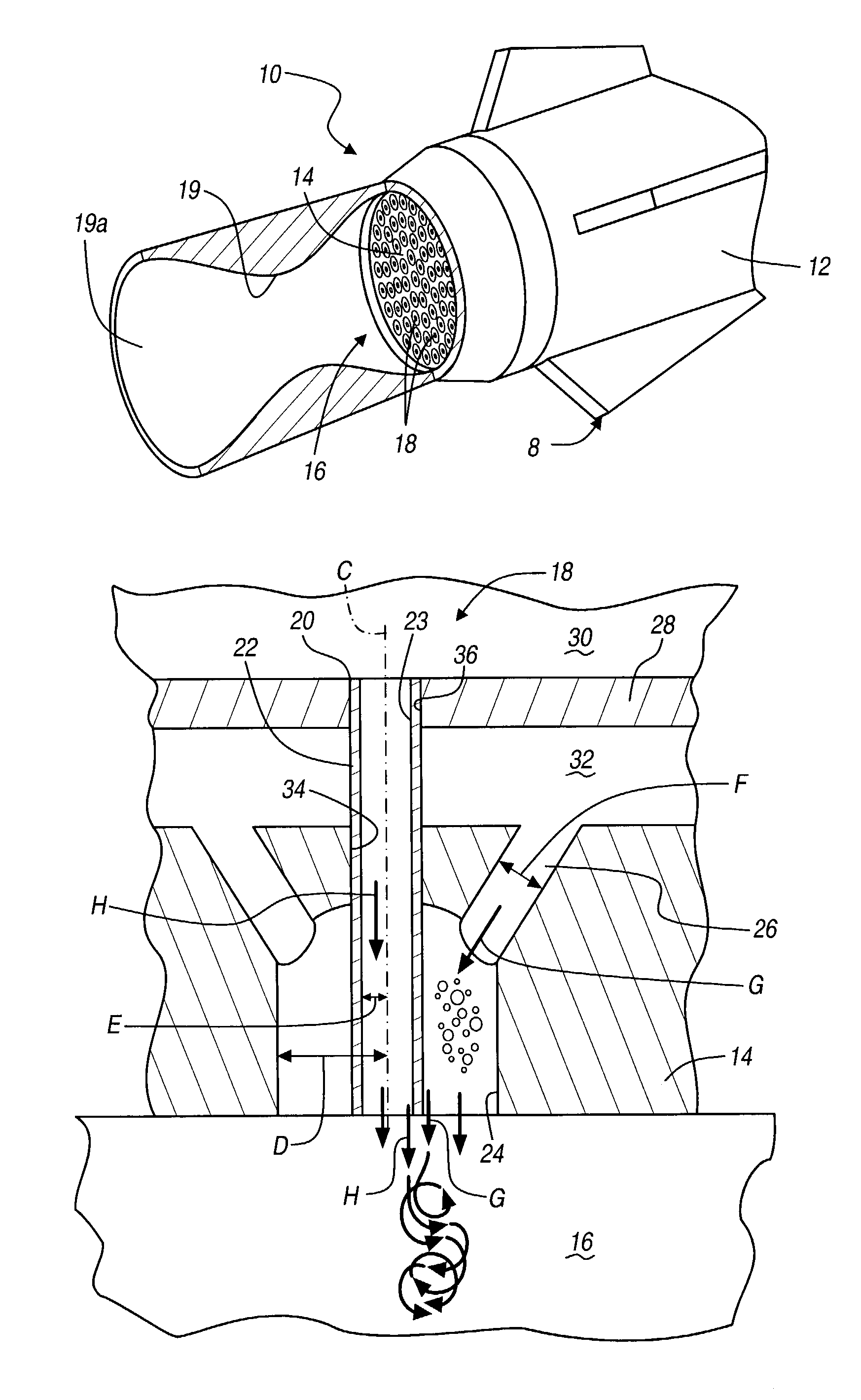 Method and apparatus for a substantially coaxial injector element